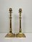 Empire Brass Table Lamps, 1970s, Set of 2 8