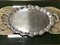 Large English Silver Metal Tray, 1930s 7