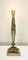 Lámpara de mesa francesa Mid-Century de latón y mármol y ónice, años 60, Imagen 15