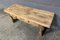 French Bleached Oak Farmhouse Coffee Table, 1925, Image 8