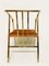 Vintage Chair in Brass & Velvet, Image 7