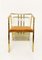 Vintage Chair in Brass & Velvet, Image 2