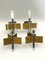 Mid-Century Modern Brass and Chrome Sconces by Sciolari, Italy 1970s, Set of 8 16