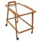 Wood and Glass Drinks Trolley or Bar Cart, 1950s, Image 1