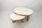 White Rock Crystal and Brass Coffee Tables by Ginger Brown, Set of 2 3