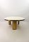 White Rock Crystal and Brass Coffee Tables by Ginger Brown, Set of 2 4