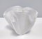 Postmodern White Glass Vase Handkerchief by Giorgio Berlini, Italy, 1970s 5