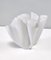 Postmodern White Glass Vase Handkerchief by Giorgio Berlini, Italy, 1970s 4