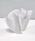 Postmodern White Glass Vase Handkerchief by Giorgio Berlini, Italy, 1970s, Image 4