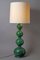 Grüne Bubble Keramiklampe von Kaiser Leuchten, 1960er 14