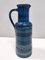 Postmodern Rimini Blue Ceramic Vase attributed to A. Londi and F. Montelupo for Bitossi, 1970s, Image 10