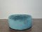 Pouf Circulaire Mid-Century en Velours Lisse, Italie, 1960s 2