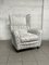 Vintage White Armchair, 1940s, Image 9