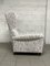 Vintage White Armchair, 1940s, Image 2