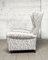 Vintage White Armchair, 1940s 20