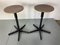 Industrial Adjustable Stools from Galvanitas, 1950s-1960s, Set of 2, Image 3