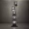 Lámpara de pie francesa al estilo de Mathieu Matégot, años 70, Imagen 5