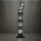 Lámpara de pie francesa al estilo de Mathieu Matégot, años 70, Imagen 4