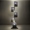 Lámpara de pie francesa al estilo de Mathieu Matégot, años 70, Imagen 2