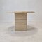 Italian Round Coffee or Side Table in Travertine, 1980s, Image 7