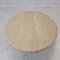 Italian Round Coffee or Side Table in Travertine, 1980s, Image 8