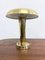 Art Deco Style Brass Table Lamp, 1970s-1980s 3