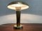 Lampada da tavolo in stile Art Déco in ottone, anni '70-'80, Immagine 2