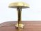 Lampada da tavolo in stile Art Déco in ottone, anni '70-'80, Immagine 1
