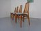 Chaises Mid-Century en Teck de Vamdrup Stolefabrik, Danemark, 1960s, Set de 4 5