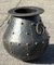 Large Metal Cauldron Shaped Planter 1