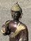 Buddha-Statue aus Bronze und Messing 2
