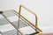 Vintage Magazine Rack with Glass Top 6