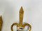 French Gilt Iron Sconces, 20th Century, Set of 2 8