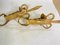 French Gilt Iron Sconces, 20th Century, Set of 2 2