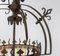 Französische Jugendstil Deckenlampe aus Buntglas & Bronze, Ende 19. Jh. 14