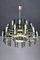 Large Chandeliers in Brass by Gino Paroldo, Italy, 1950s, Set of 6 7