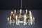 Large Chandeliers in Brass by Gino Paroldo, Italy, 1950s, Set of 6 13