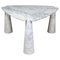 Mesa de centro Eros Triangle de mármol de Carrara blanco de Angelo Mangiarotti para Skipper, años 70, Imagen 1