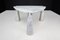 Eros Triangle Center Table in White Carrara Marble by Angelo Mangiarotti for Skipper, 1970s 4