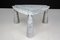 Eros Triangle Center Table in White Carrara Marble by Angelo Mangiarotti for Skipper, 1970s, Image 10