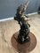 Lámpara con figura Spelter antigua, Imagen 7