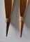 Palm Servierschalen mit Teak Griffen von Illums Bolighus, Dänemark, 1950er, 2er Set 8