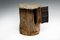 Brutalist Travail Populaire Stools, France, Early 20th Century, Set of 3, Image 12