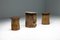 Brutalist Travail Populaire Stools, France, Early 20th Century, Set of 3, Image 2