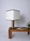 Table Lamp in Brass and White Silk Lampshade by Romeo Rega, Italy, 1970s, Image 12