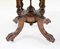 Victorian Oval Side Table in Walnut Inlay Cabriole Leg, Image 6