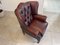 Chesterfield Ohrensessel aus Leder 22