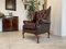 Chesterfield Wingback Armchair in Leather, Image 13