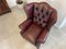 Chesterfield Wingback Armchair in Leather 19