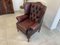 Chesterfield Wingback Armchair in Leather 16